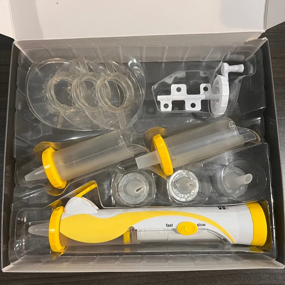 Kuhn Rikon Frosting Deco‎ Pen Battery Powered Cake Decorating Set - New Open Box